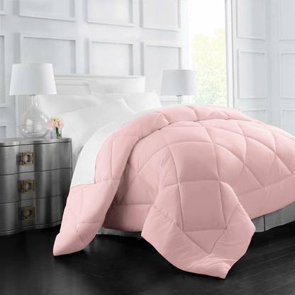 Linenovation Solid Double Comforter for  Heavy Winter