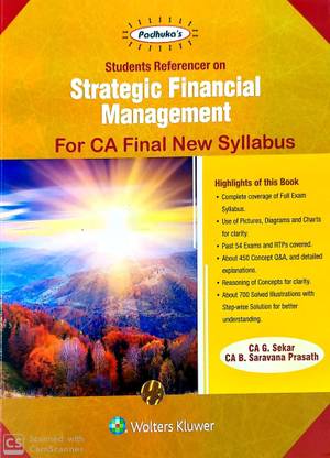 Paduka's Student's Referencer On Management For CA Final As Per New Syllabus November 2019
