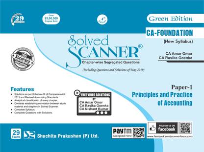 Scanner CA Foundation (New Syllabus) Paper -1 Principles and Practice of Accounting