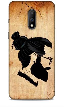 HEMKING Back Cover for One Plus 7 Beard Man Printed