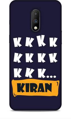HEMKING Back Cover for One Plus 7 kkkk Kiran Printed