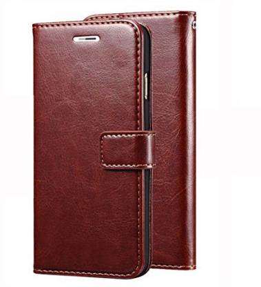 SESS XUSIVE Flip Cover for Leather Wallet Flip Book Cover Case for Xiaomi Mi Y3 ( 2019 ) - (Brown)