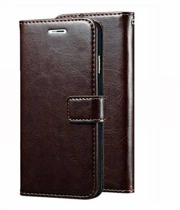 SESS XUSIVE Flip Cover for Leather Wallet Flip Book Cover Case for Xiaomi Mi Y3 ( 2019 ) - (Coffee)