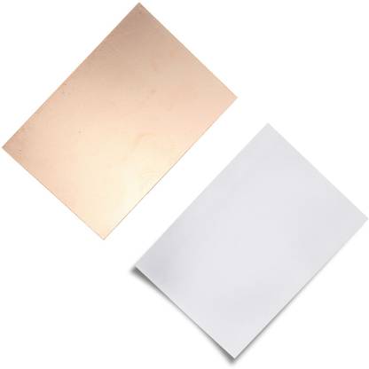 e4u Copper Clad PCB 6" X 4" Single Sided + Glossy Photo Paper 6" X 4" 180 GSM - 1 Electronic Components Electronic Hobby Kit