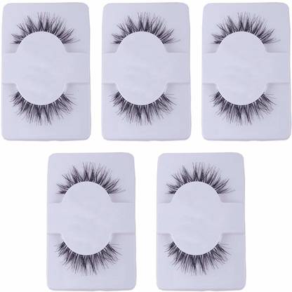 PELO Eyelashes Bride Girl, Set Of 5 Pairs, Black, 20gram