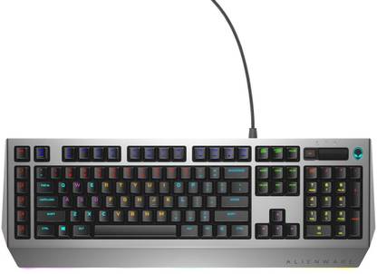DELL ell Alienware Pro Gaming Mechanical Keyboard AW768 Wired USB Standard Gaming Keyboard Compatible with Desktop, Laptop, Mac