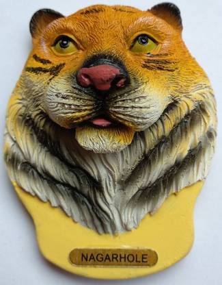Temple Trees TEMPLE TREES NAGARHOLE TIGER FRIDGE MAGNET Fridge Magnet Pack of 1