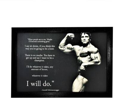 Gallery99 Chaque Décor Arnold Textured (Scratch/ Dust Proof) Quote Canvas 2 inch x 12 inch Painting