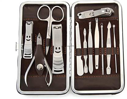 JAMBOREE 12 In 1 Portable Manicure Set Professional Nail Clipper