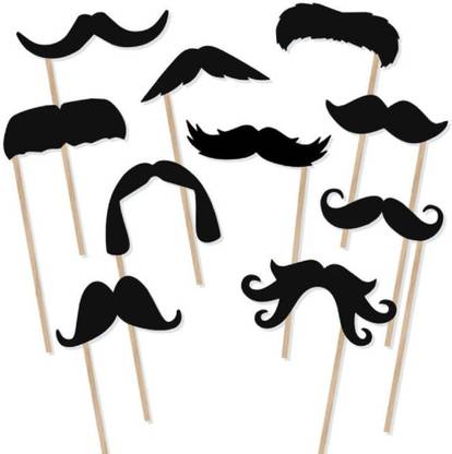 PARTY NASHA MUSTACHE PROPS Photo Booth Board