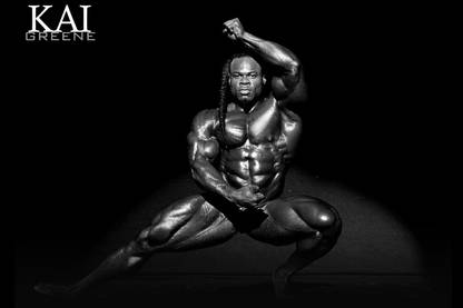 Kai Greene Paper Art Wall Poster Without Frame (12x18 Inch) Paper Print