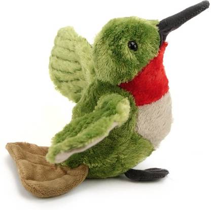 E-Chariot Soft Toys Hummingbird Stuffed Animal Cuddlekins by Wild Republic (12300 )  - 10 cm