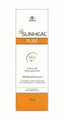 ALKEM Sunscreen - SPF 50 PA+++ Sunheal Pure Spf 50+ Pa +++