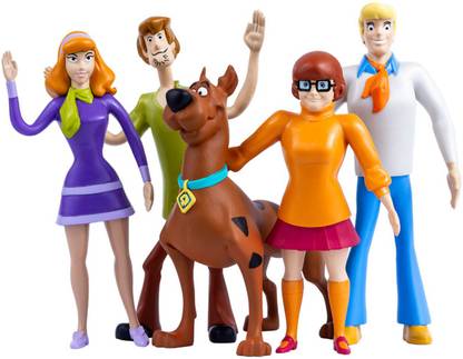 NJ Croce Scooby-Doo 5pc. Bendable Figures Boxed Set