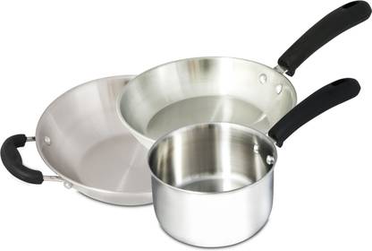 JINDAL Stainless Steel Cookware Set Induction Bottom Cookware Set