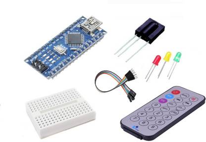 OLatus Arduino Nano V 3.0 with Ir Remote Control leds with Basic Electronic Components Electronic Hobby Kit