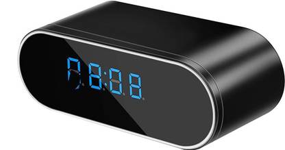 IFITech Mini WiFi Clock Camera- Remote View - HD 1080P with 140 Degree Wide Angle Lens with Night Vision Security Camera
