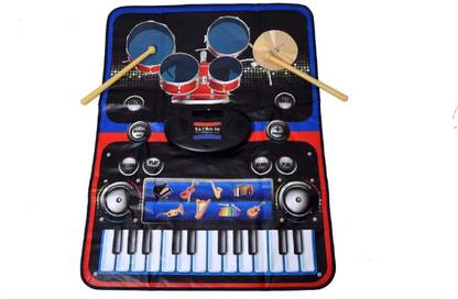 b bros 2-in-1 Musical Jam Playmat/Carpet Piano, Toy for Kids Above 3 Years (Multicolour)