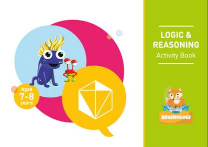 Brainologi Logic And Reasoning Activity Book For 7-8 Year Old