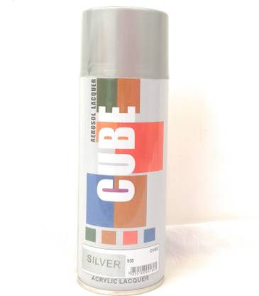 CUBE Silver Spray Paint 400 ml