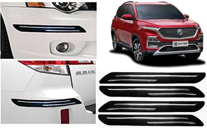 Auto Kite Plastic, Silver Plated Car Bumper Guard