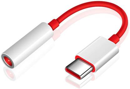 LIFEMUSIC Red Best Audio Converter, Type C to 3.5mm Splitter Stereo Audio Jack Converter Phone Converter