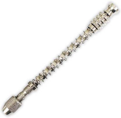 Scorpion Nickelled Mini Drill With Spring Spiral Hand Drill Spring Manual Wire Twisting Drilling Jewelry Watch Repair