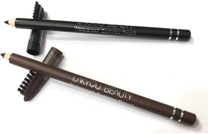 Lakyou Beauty Waterproof Eyebrow Pencil Black and Dark Brown