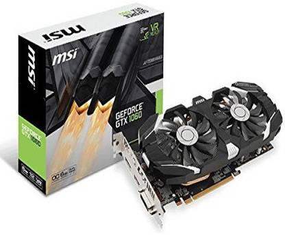 MSI 6GB GDDR5 DirectX 12 VR Ready GDDR5 6 GB NVIDIA Chipset 64 bit 1759 MHz Graphics Card