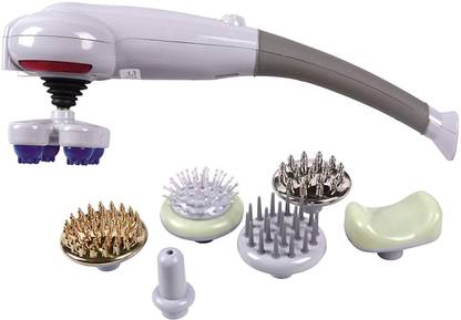 Kotak Sales KS-MASSAGER7-1P Original Infrared Magic Massager Full Body Pain Relief Relaxation 7 Attachment Strong & Effective Healthy Life. Massager