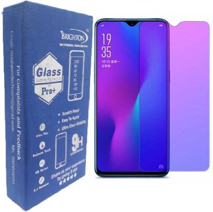 BRIGHTRON Edge To Edge Tempered Glass for Premium Anti Blue Ray (EYE Protect) Tempered Glass, Screen Protector Blue Light Resistant Eyes Protect Film for Vivo V11