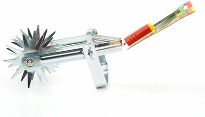 WOLF GARTEN Multi Star Push Pull Weeder/Soil Miller/Crumbler Without Handle(Silver) Soil