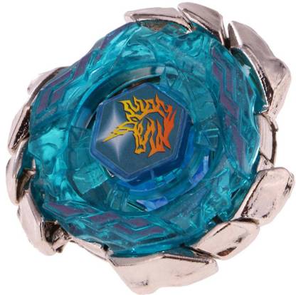 Power Up Kid's Fusion Metal Rapidity Fight 4D Bb-117 Spinning Top Toy (Blue)