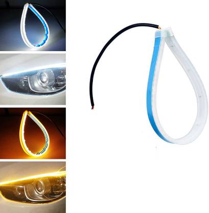 Auto Mac High brightness LED universal dual ribbon steering tears soft lights Car Fancy Lights