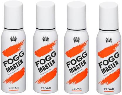 FOGG Fragrance Body Spray 120ML Each ( 4) Body Spray  -  For Men & Women