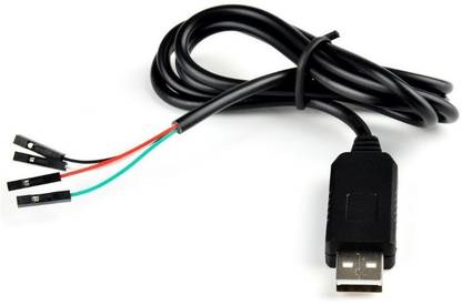VGS MARKETINGS PL2303 PL2303HX USB To UART TTL Cable Module 4p 4 Pin RS232 Converter Serial Adapter Cable Module PL2303HX Converter Interconnect Electronic Hobby Kit