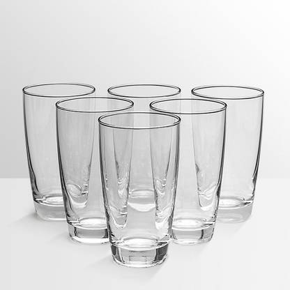 Ocean (Pack of 6) Tiara Tumbler -(Set of 6)- 355ml Glass Set Water/Juice Glass