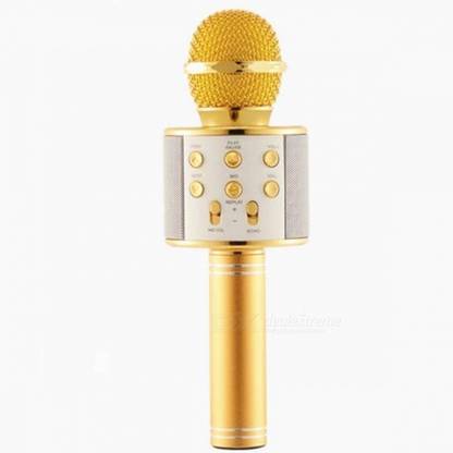 Unique4Ever WSTER WS-858 Wireless Handheld Bluetooth, Audio Recording and Karaoke Microphone with Speaker Microphone
