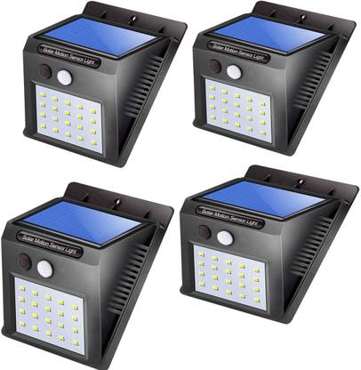 WIB Automatic Light LED Solar Panel Powered Motion Sensor Lamp Outdoor Light Waterproof Security Light for Indoor, Home, Garden, Driveway, Pathway, Street Solar Light Set