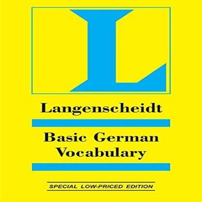 Langenscheidt Basic German Vocabulary (German) Paperback