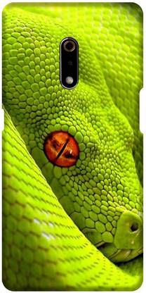 PNBEE Back Cover for Realme X, RMX1901- Anaconda Print Mobile Case Cover
