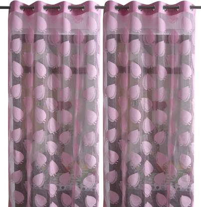 Waco creation 214 cm (7 ft) Polyester Door Curtain (Pack Of 2)