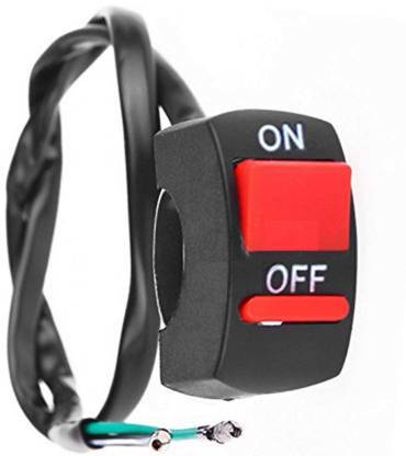 Alexa India Fog Light Switch Handle Bar Electrical System (12V) 3 A One Way Electrical Switch