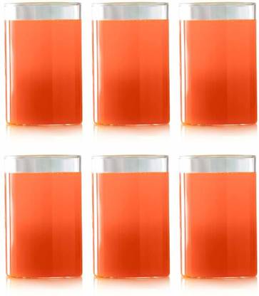 BOROSIL (Pack of 6) Vision Glass 295 ML Glass Water/Juice Glass