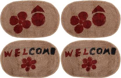 KUBER INDUSTRIES Cotton Door Mat