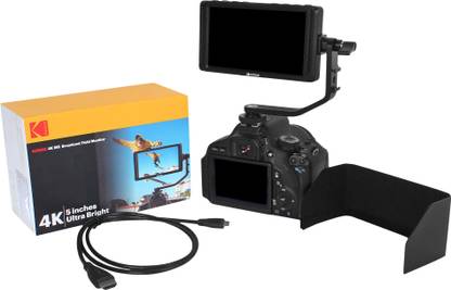 KODAK 12.7 cm (5 inch) 4K Ultra HD Monitor (4K M5 Broadcast Field Camera Monitor)
