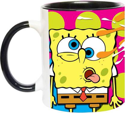 ARTBUG SpongeBob SquarePants - 3434 - BLK Ceramic Coffee Mug