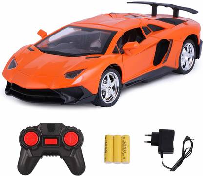 kashti toys and games 1:18 Scale (ORANGE) Remote Control Super Toy Car with Remote Opening Door