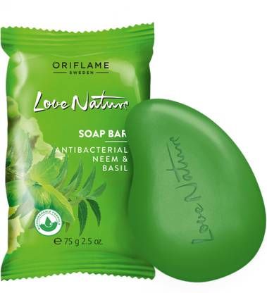 Oriflame Love Nature Soap Bar - Antibacterial Neem & Basil