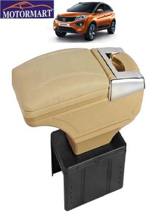 MOTORMART BEIGE Sliding Arm Rest for Nex Car Armrest